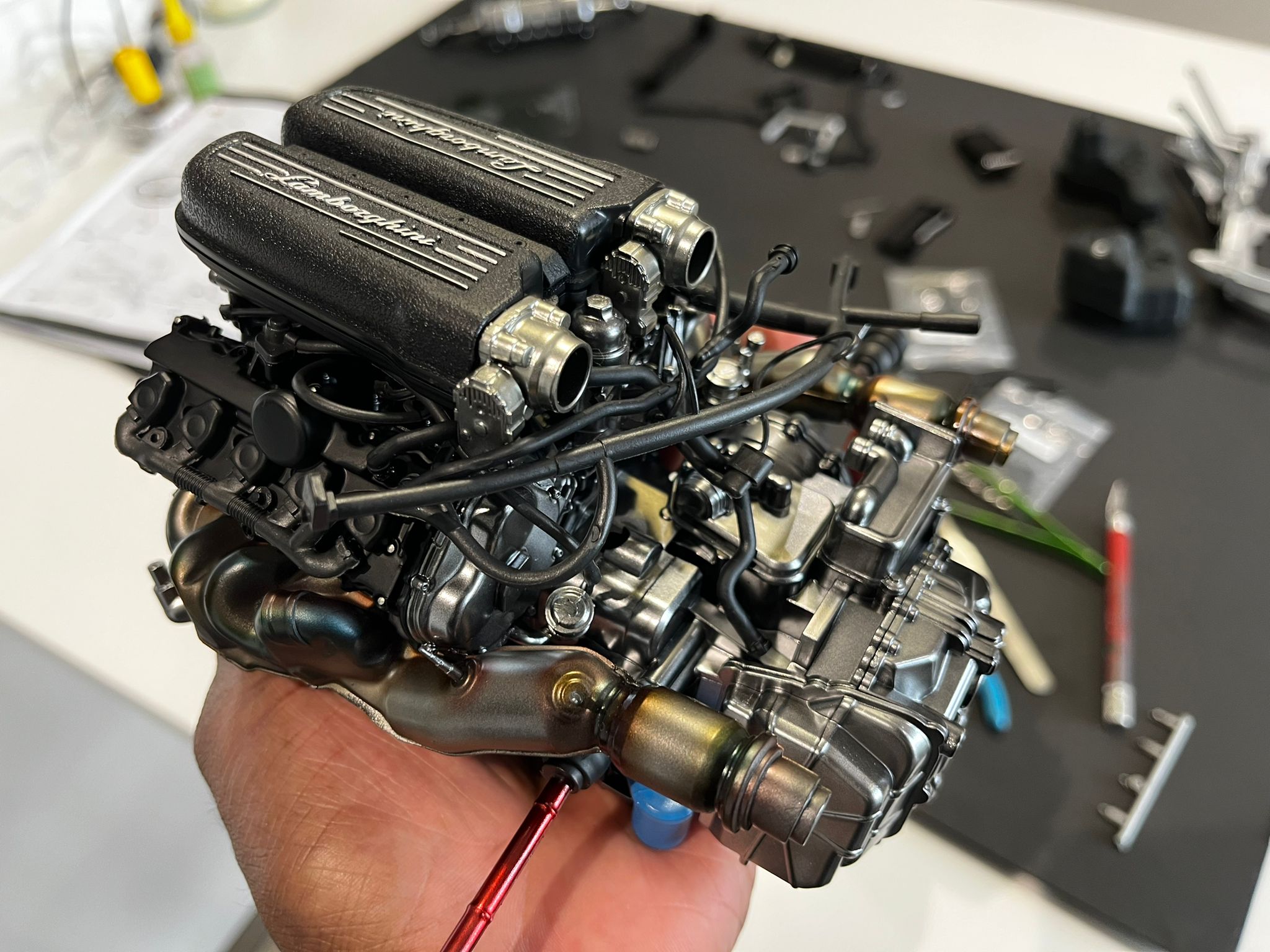 Lamborghini Huracan engine build out