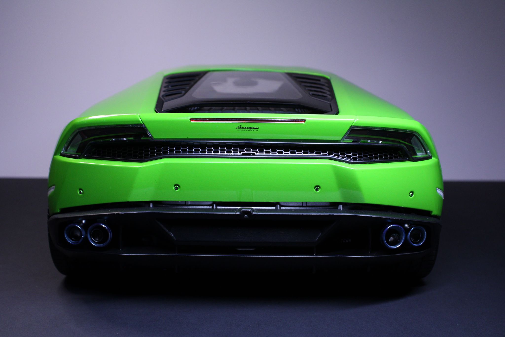 Lamborghini Huracan from the back